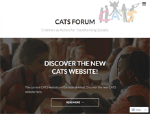 Tablet Screenshot of catsconference.com